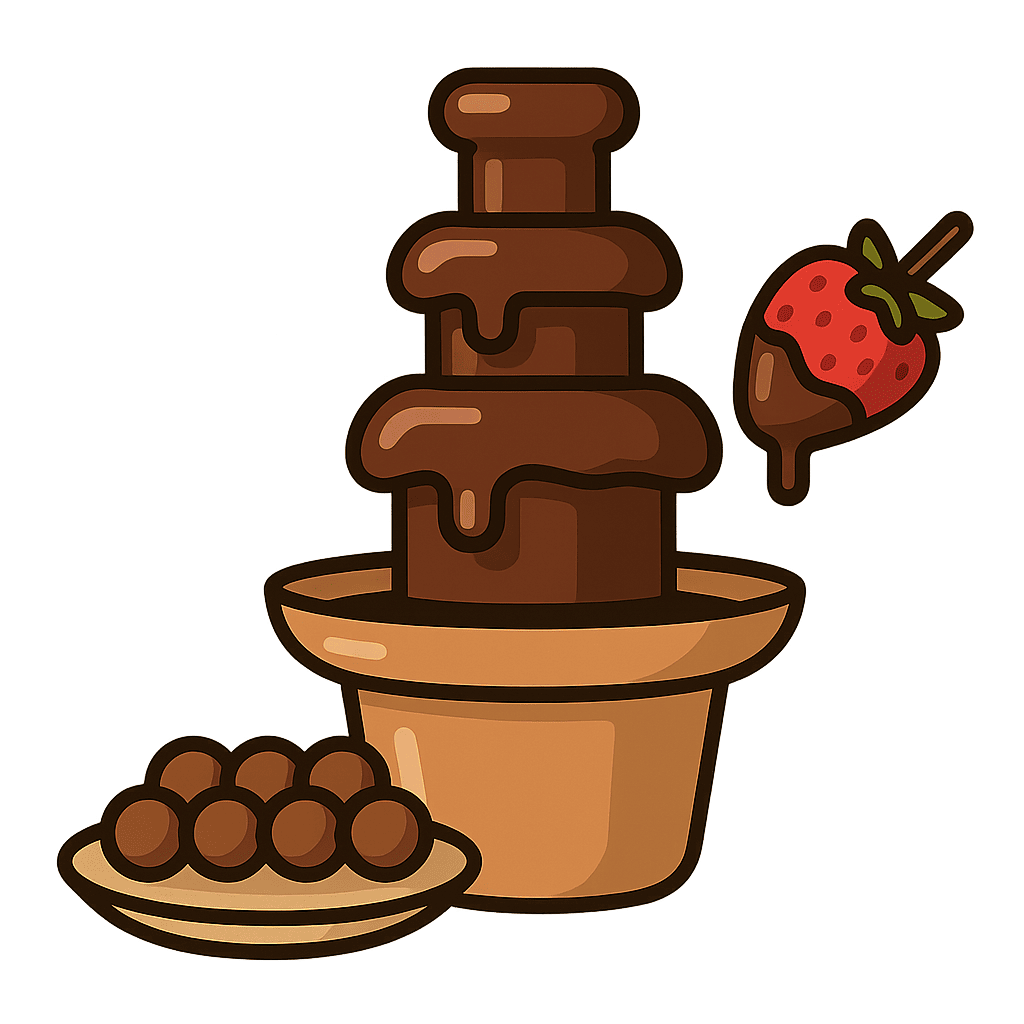 Šokolādes strūklakas